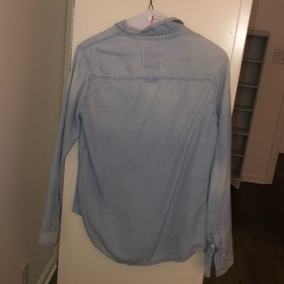 Blue button up - Picture 3 of 3